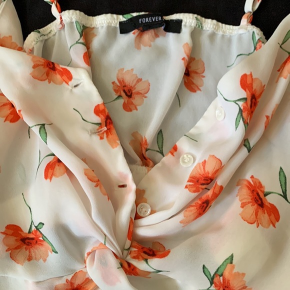 Floral crop top - Picture 6 of 8